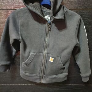 Carhartt Kids Charcoal Zip-Up Hoodie